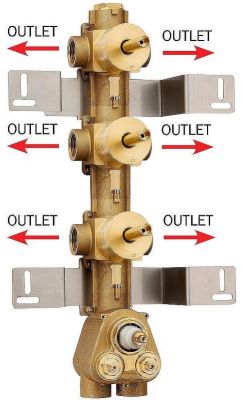 Скрытая часть для смесителя Bossini Z030273000 G 3/4