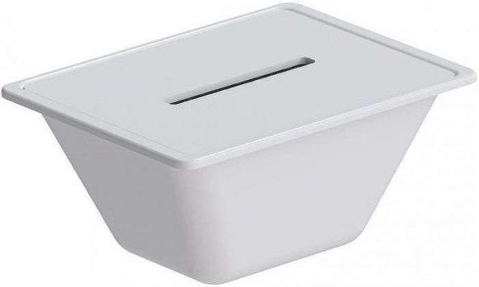 Контейнер для ванны AM.PM Gem W90A-070-070W-C с крышкой Белый