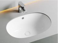 Умывальник CERAMICANOVA Element овальный встраиваемый под столешницу с крепежом и шаблоном для установки CN6044