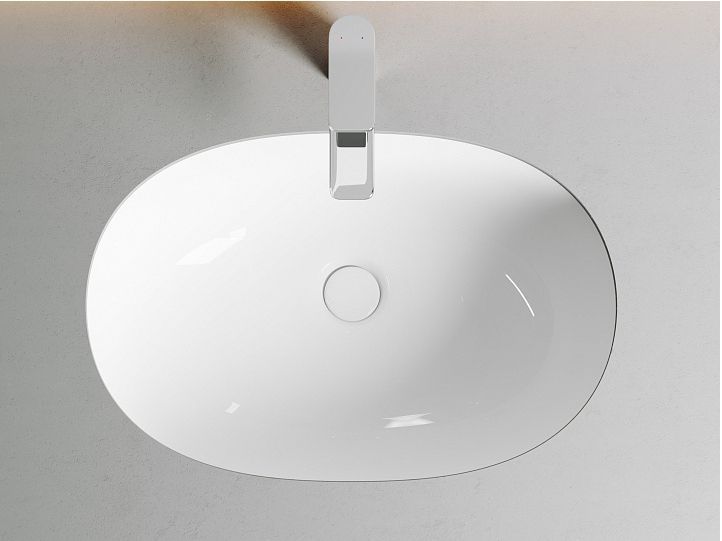 Умывальник CERAMICANOVA Element овальный встраиваемый под столешницу с крепежом и шаблоном для установки CN6044 Умывальник CERAMICANOVA Element овальный встраиваемый под столешницу с крепежом и шаблоном для установки CN6044
