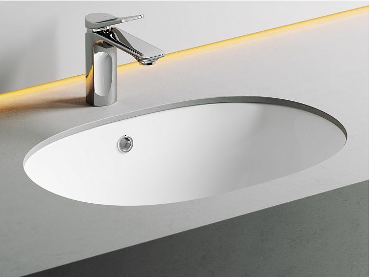 Умывальник CERAMICANOVA Element овальный встраиваемый под столешницу с крепежом и шаблоном для установки CN6044 Умывальник CERAMICANOVA Element овальный встраиваемый под столешницу с крепежом и шаблоном для установки CN6044