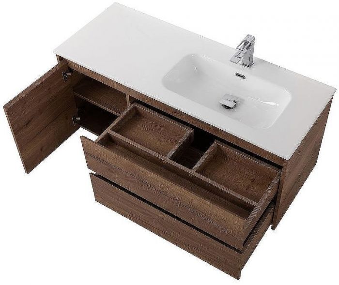 Тумба под раковину BelBagno Kraft 120 R KRAFT-1200-2C-1A-SO-RT-R подвесная Rovere Tabacco