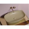 Умывальник CERAMICANOVA Element чаша накладная овальная (цвет Капучино Матовый) CN6049MC
