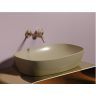 Умывальник CERAMICANOVA Element чаша накладная овальная (цвет Капучино Матовый) CN6049MC