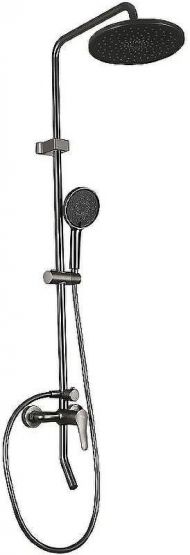 Душевая система Frap F24011-9 Оружейная сталь Душевая система Frap F24011-9 Оружейная сталь