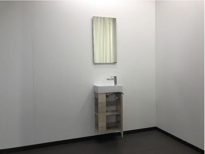 Тумба с раковиной Comforty Матэ 40 00-00000833 подвесная Дуб дымчатый