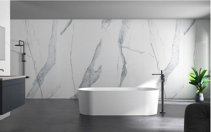 Ванна из искусственного камня Abber Stein 180x75 AS9614 без гидромассажа