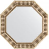 Зеркало Evoform Octagon 72х72 BY 7362 в багетной раме - Серебряный акведук 93