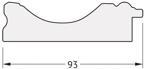Зеркало Evoform Octagon 72х72 BY 7362 в багетной раме - Серебряный акведук 93