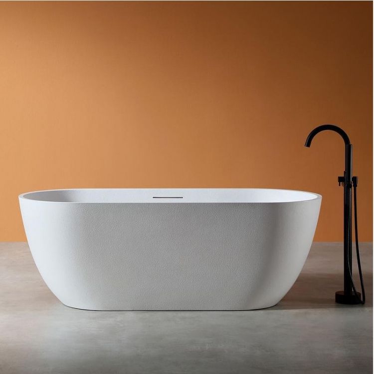 Ванна из искусственного камня Abber Frankfurt 170x75 AM9941 Белая матовая без гидромассажа Ванна из искусственного камня Abber Frankfurt 170x75 AM9941 Белая матовая без гидромассажа