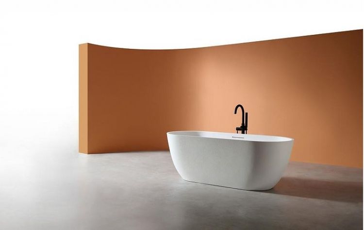 Ванна из искусственного камня Abber Frankfurt 170x75 AM9941 Белая матовая без гидромассажа Ванна из искусственного камня Abber Frankfurt 170x75 AM9941 Белая матовая без гидромассажа