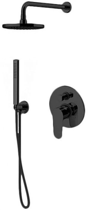 Душевая система Gattoni H2Omix7000 KTH715/PDNO Черная матовая