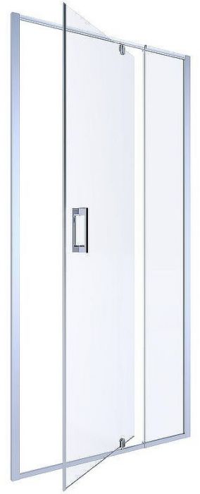 Душевая дверь Alex Baitler 100 AB71C100 профиль Сатин стекло прозрачное
