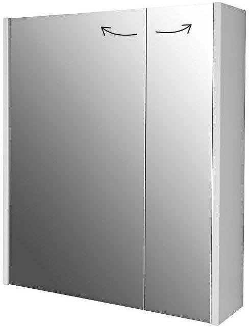 Зеркальный шкаф Dreja Prime 60 99.9304 Белый