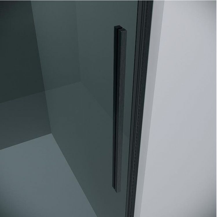 Душевая дверь Grossman Galaxy 100 100.K33.01.100.42.10 профиль Графит сатин стекло тонированное