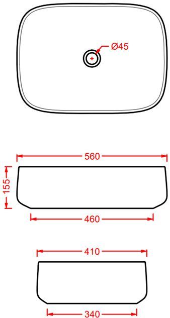 Раковина ARTCERAM COGNAC COL009 17 00