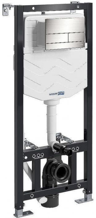 Инсталляция WasserKRAFT Aller 10TLT.010.ME.BN04 для унитаза с клавишей смыва Никель