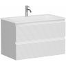 Тумба подвесная SANCOS под раковину Folk, Bianco 790х445х500, FL80W Тумба подвесная SANCOS под раковину Folk, Bianco 790х445х500, FL80W