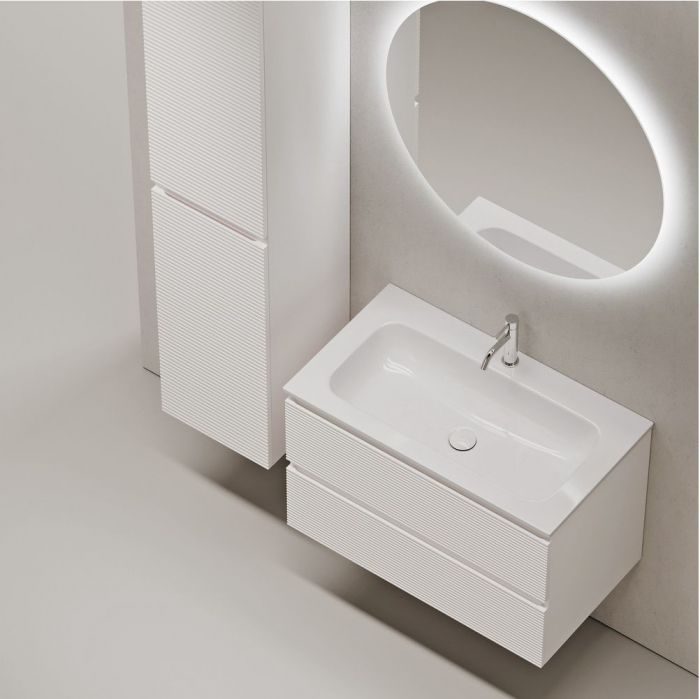 Тумба подвесная SANCOS под раковину Folk, Bianco 790х445х500, FL80W