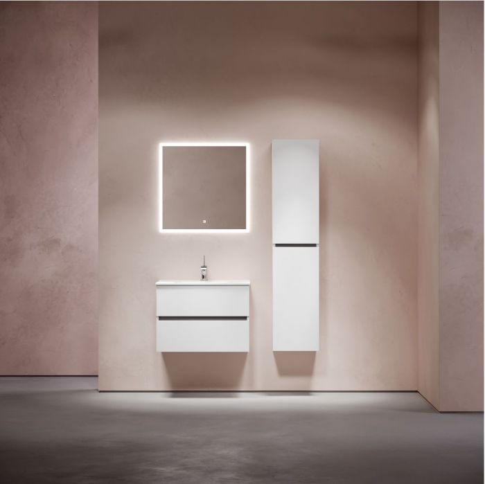 Тумба подвесная SANCOS под раковину Urban, белый глянец 690х450х550, UR70W