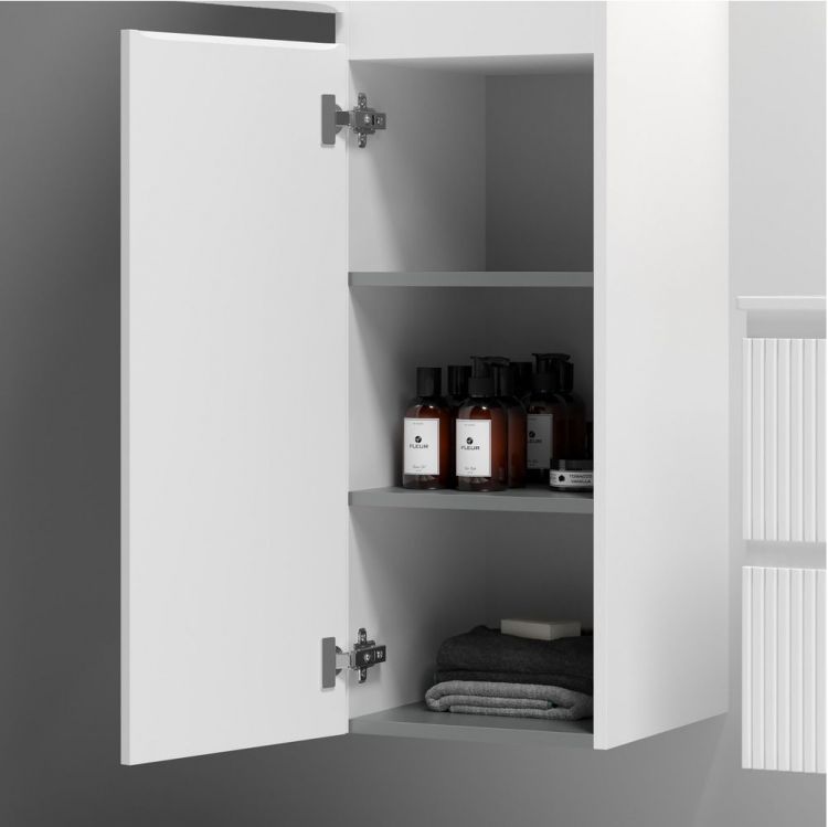 Шкаф-пенал SANCOS Snob T подвесной, Bianco 350х350х1650, PSNT35W