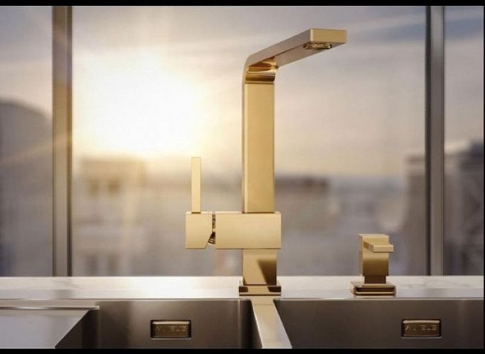 Смеситель для кухни Alveus Laguna Monarch Gold new 1134828 Золото