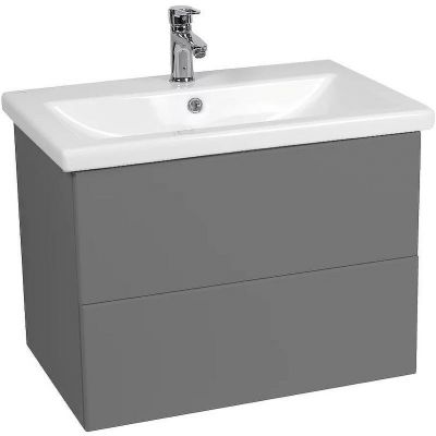 Тумба под раковину VIANT София 80 VSOF80COG-T2YP подвесная Графит
