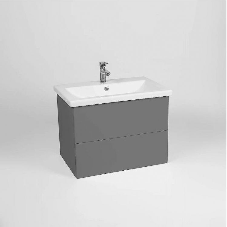 Тумба под раковину VIANT София 80 VSOF80COG-T2YP подвесная Графит