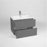 Тумба под раковину VIANT София 80 VSOF80COG-T2YP подвесная Графит