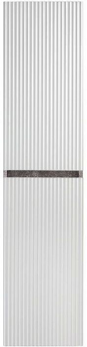 Шкаф пенал Runo Модена 35 00-00001422 подвесной Железный камень Белый