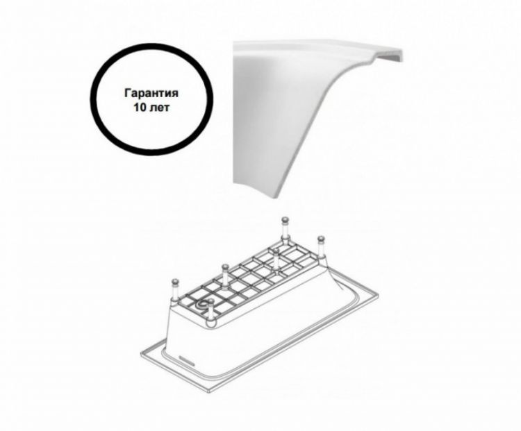 Ванна Jacob Delafon Elite 170х70 E6D030-00 из материала Flight Ванна Jacob Delafon Elite 170х70 E6D030-00 из материала Flight