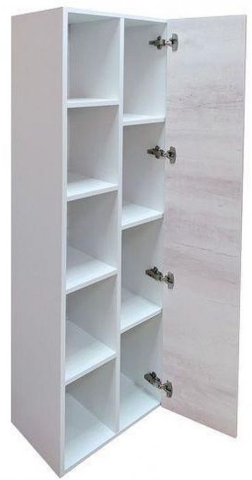 Шкаф пенал Comforty Прага 45 00004136272 подвесной Дуб белый