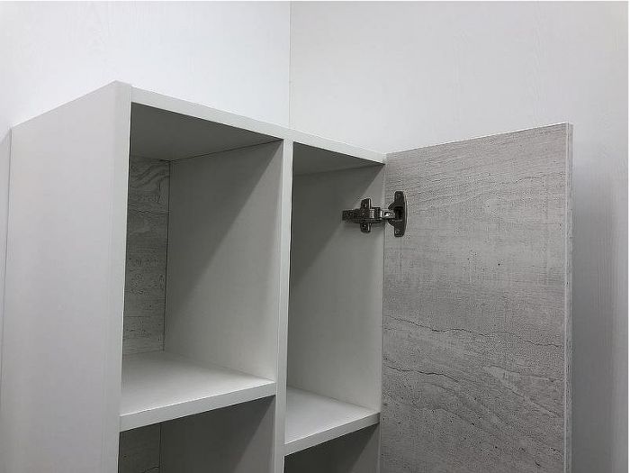 Шкаф пенал Comforty Прага 45 00004136272 подвесной Дуб белый