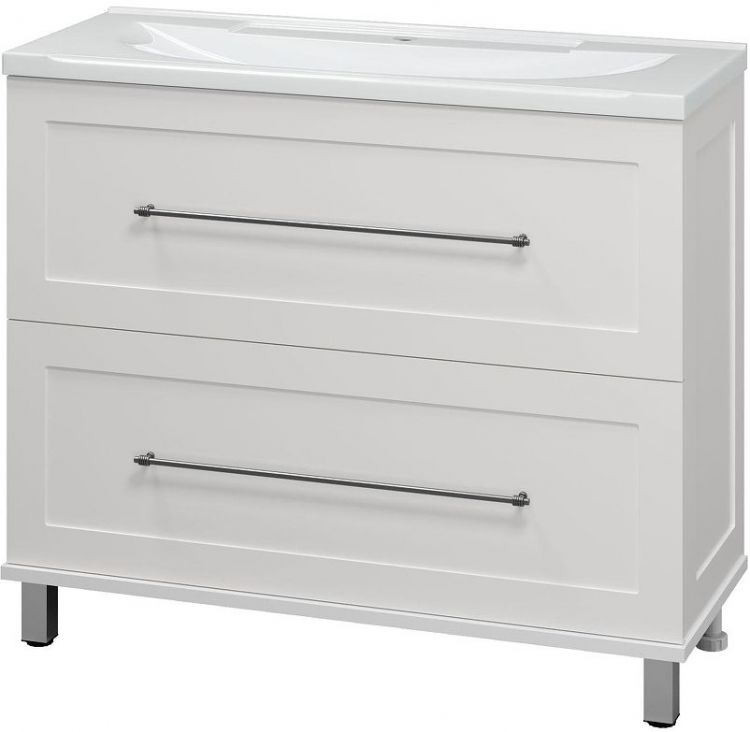 Тумба с раковиной Misty Марта 100 УТ000013290 Белая Тумба с раковиной Misty Марта 100 УТ000013290 Белая