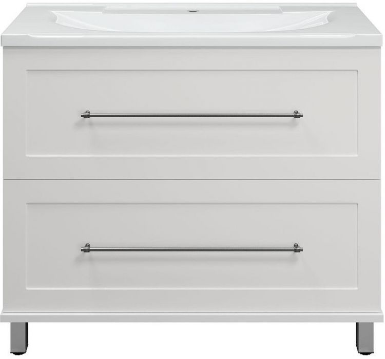 Тумба с раковиной Misty Марта 100 УТ000013290 Белая Тумба с раковиной Misty Марта 100 УТ000013290 Белая