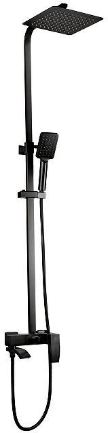 Душевая система FILARETE Waterfall FL2010BL цвет Черный матовый