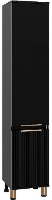 Шкаф пенал Brevita Enfida 35 R ENF-05035-020P Черный матовый