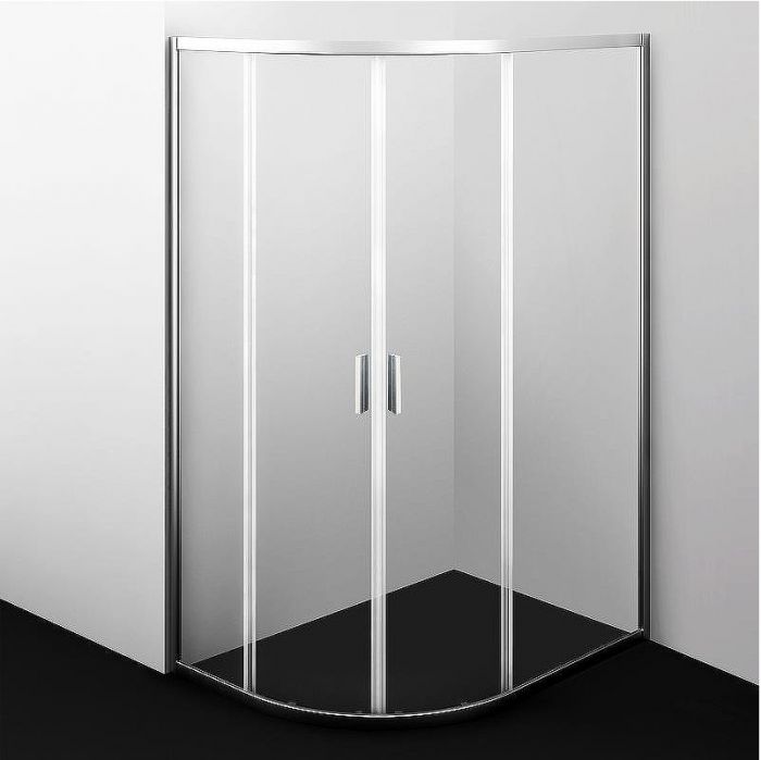 Душевой уголок WasserKRAFT Lippe 120x90 45S24 профиль Хром стекло прозрачное