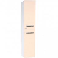 Шкаф пенал Bellezza Рокко 35 4623704180074 подвесной Бежевый Белый