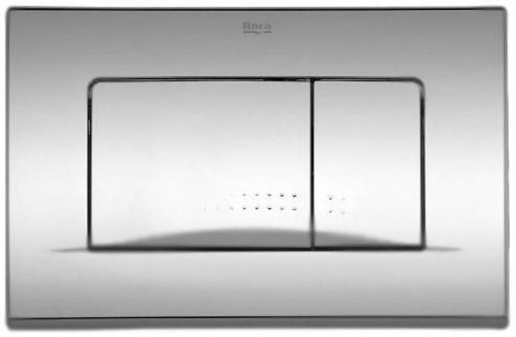 Комплект унитаза с инсталляцией Roca Dama Senso 893104090 с кнопкой смыва Хром и сиденьем Микролифт