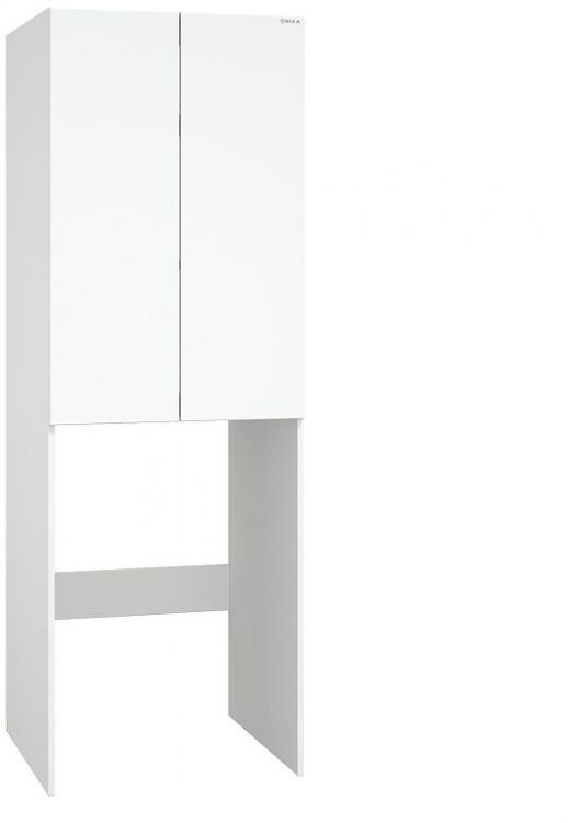 Шкаф пенал Onika Милтон 67 306702 над стиральной машиной цвет Белый