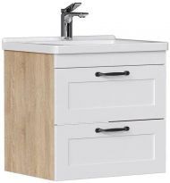 Тумба под раковину Equil Lago 70 tpLAGO70.2Y-04 подвесная цвет Белый Дуб сонома