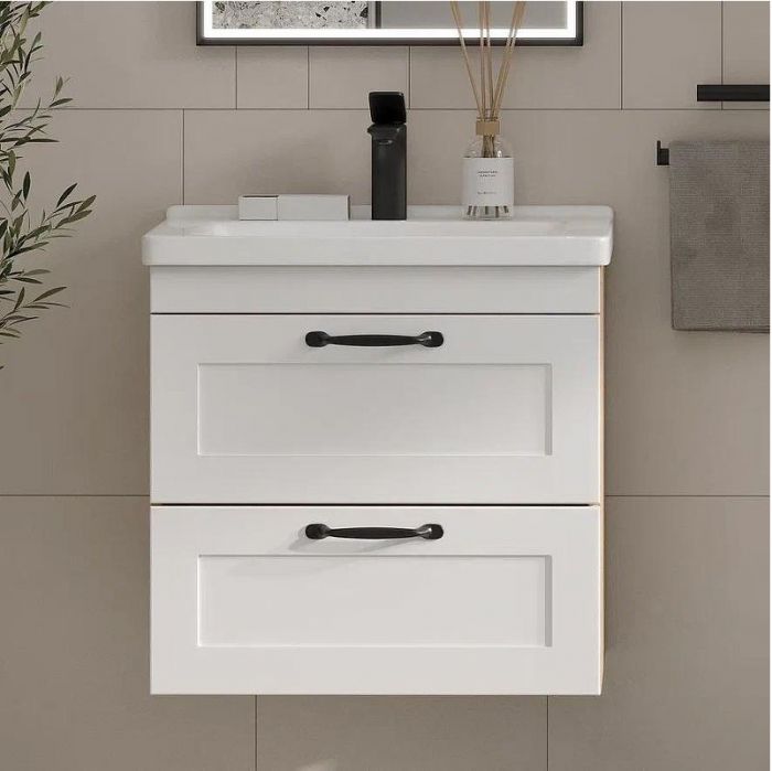 Тумба под раковину Equil Lago 70 tpLAGO70.2Y-04 подвесная цвет Белый Дуб сонома