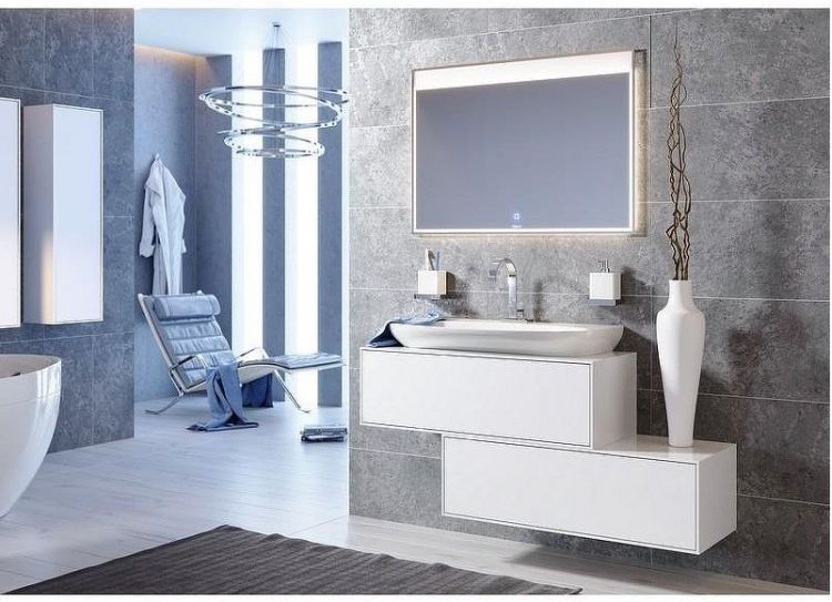 Тумба Aqwella 5 Stars Genesis 120 GEN0312W подвесная Белая