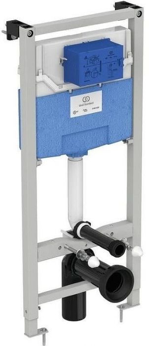 Комплект унитаза с инсталляцией Ideal Standard i.Life B IP001401 с сиденьем Микролифт и клавишей смыва Хром