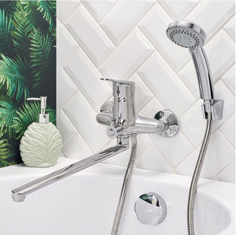 Смеситель для ванны Boou B8282-45F универсальный цвет Хром Смеситель для ванны Boou B8282-45F универсальный цвет Хром