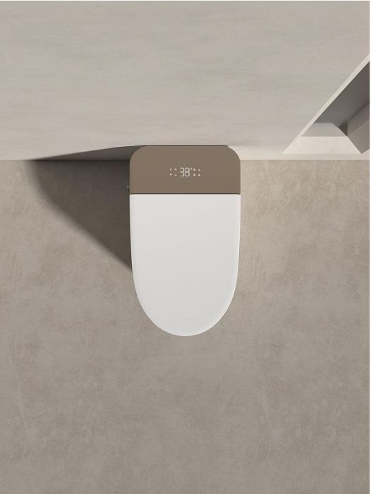 Унитаз биде Laguraty V9 приставной цвет Белый с сиденьем Микролифт