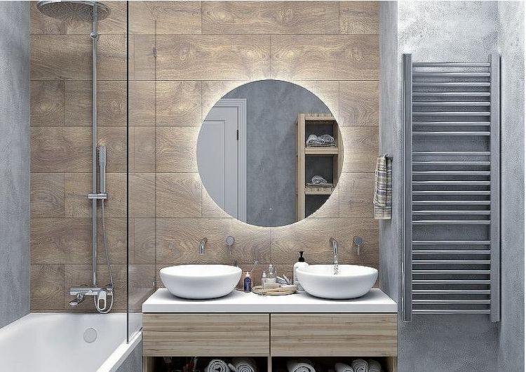 Зеркало Континент Ajour D 800 ЗЛП590 с подсветкой с сенсорным выключателем Зеркало Континент Ajour D 800 ЗЛП590 с подсветкой с сенсорным выключателем