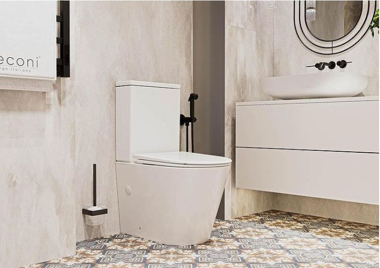 Унитаз компакт Veconi Telle VTE-64T цвет Белый глянцевый с бачком и сиденьем Микролифт