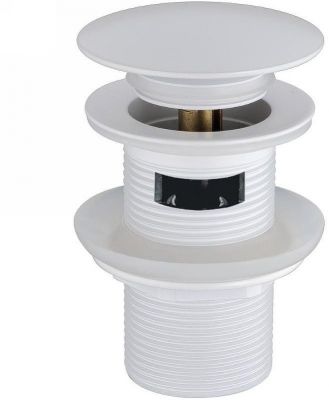 Донный клапан Boheme 612/2-MW Click-Clack Белый матовый